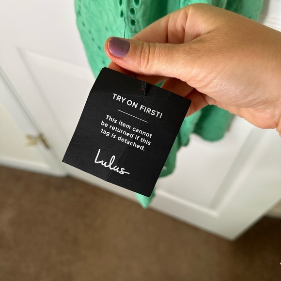 Lulu's Green Ruffled Tiered Sundress - Picture 6 of 8